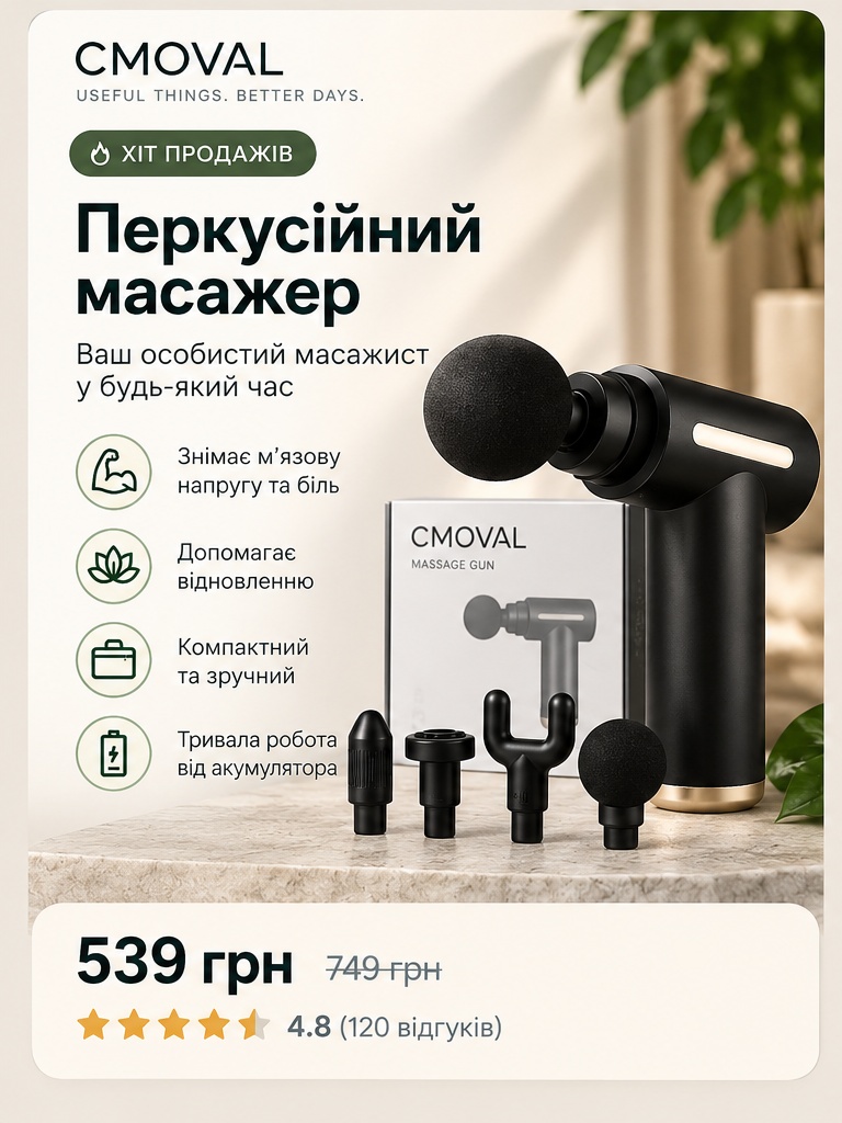 Перкусійний масажер